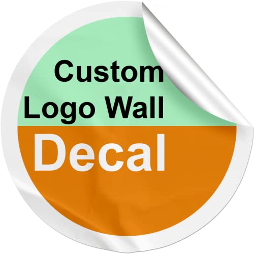 Custom Wall Decal Logo - Create Personalized Business Customized Sticker - Customize Large Vinyl - Personal Made Customizable Personalize (134'' x 134'')