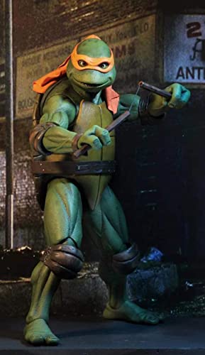 Zydnfe Teenage Mutant Ninja Turtles Action Figure,Movie Teenage Mutant Ninja Turtles Toy Upgrade Set Children Best Gift,Orange #TOP3