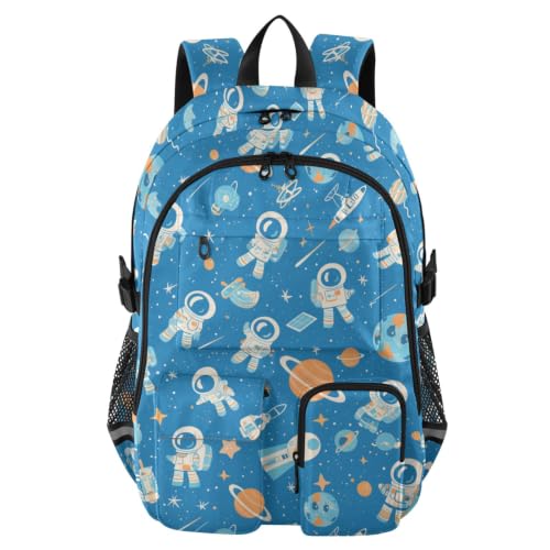 Mochila de negocios para laptop y bolsa escolar de astronauta para ordenador portátil