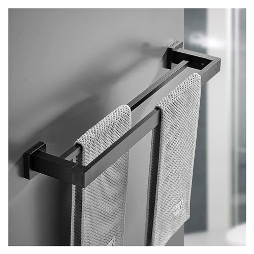Barre porte-serviettes double pour optimiser le séchage des serviettes humides