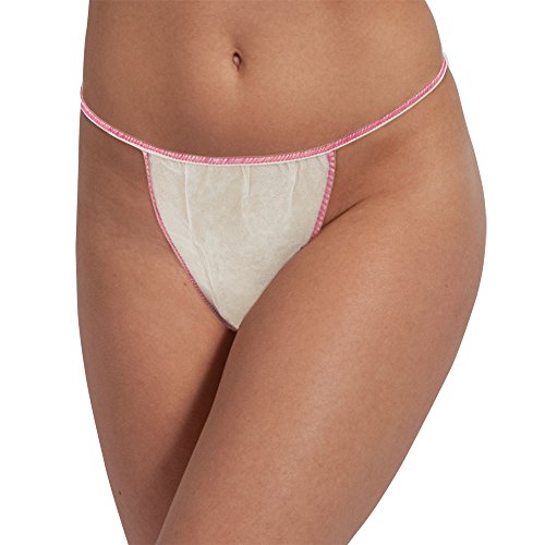 Image of ForPro Professional Collection Disposable Bikini Panties, Non-Woven Underwear, Individually-Wrapped, One Size Fits Most