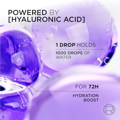 Image of L'Oreal Paris Hyaluron Moisture Hair Serum with hyaluronic acid for bouncy,frizz-free hair, 40 ml