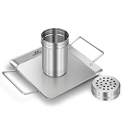 Beer Can Chicken Holder Stainless Steel Roaster Rack Includes Metal Canister and Drip Pan for Oven or Grill Smoker, Dishwasher Safe Beer Can Chicken Holder Stainless Steel Roaster Rack Includes Metal Canister and Drip Pan for Oven or Grill Smoker, Dishwasher Safe