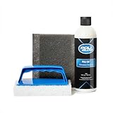 Poli Ox® Oxidation Removal Kit for Boats, RVs, or Fiberglass Surfaces–Removes Heavy Oxidation, Stains & Grime–Safe on Fiberglass, Gelcoat, Vinyl Decals: Includes 16 oz Cleaner, Scrub Pad & Sanding Pad