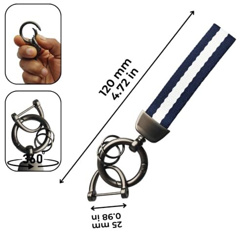 Image of Keycept Tristar Key Cover for Suzuki Swift, Dzire, Ertiga, Baleno, Grand Vitara, Celerio, WagonR, Brezza, Scross, Fronx, Jimny, Ignis (2 Button Remote Key )(Type 7, Blue)