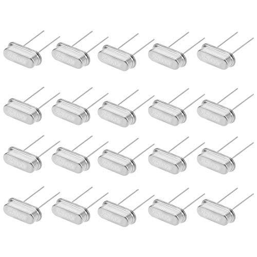 uxcell DIP Quartz Crystal Oscillators Resonators 25MHz HC-49S Replacements 20 Pcs