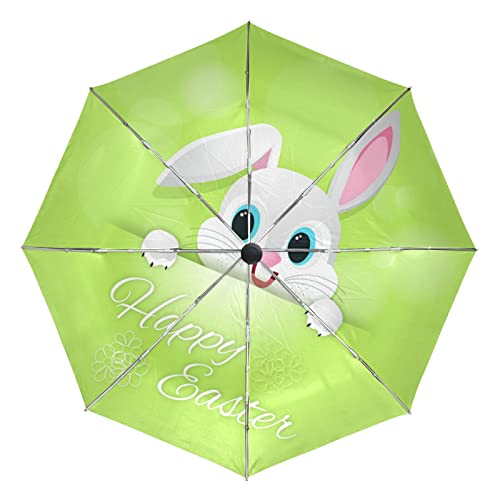 Parapluie automatique coupe-vent pliable et anti-UV pour fille