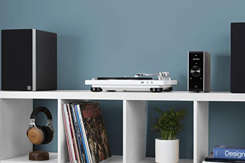 Denon Dp-450Usb (White) Semi-Automatic Analog Turntable | Usb Output For Recording | Speed Auto Sensor | Specially Designed Curved Tonearm | 33 1/3, 45, 78 Rpm (Vintage) Speeds #TOP3