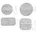 Axelgaard Valutrode # CF5000 2", Round Fabric Top Electrodes 4 per Pack - 10 PACKS