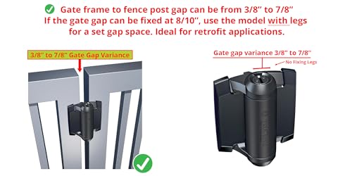 image for D&D Technologies TCHD1AS3BTS TruClose Heavy Duty Self Closing Gate Hin