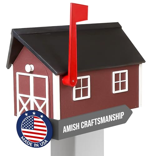 Amish Craftsman - Buzón de polietileno (plástico reciclado)