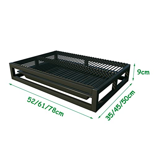 Bandeja de Entrenamiento para Perros para Interiores y Exteriores, portátil y du y Duradera para empapadores de Cachorros (61 x 45 x 9 cm, roja), Ideal para adiestrar y Limpiar sin ensuciar.