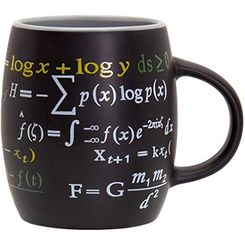 Decodyne Math Mug, 15 oz. Coffee Mug Featuring Famous Mathematical Formulas Cover