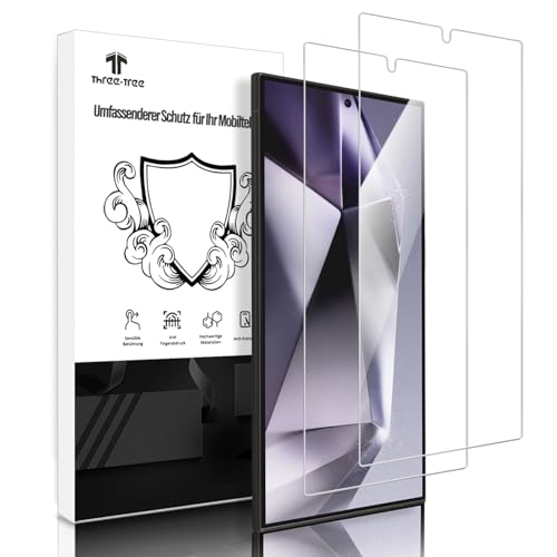 2 Stück für Panzerglas Schutzfolie für Samsung Galaxy S24 Ultra 5G, Frei von Kratzern, 9H Härte, HD Displayschutzfolie, ...