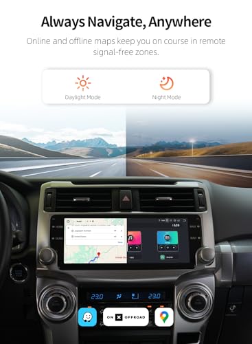 Dasaita 8GB+256GB Android 13 Car Radio for Toyota 4Runner 2010-2024 - image 5