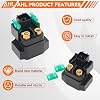 AHL Starter Solenoid Relay for Suzuki LT-Z250 LTZ250 Quadsport 2004-2009 ATV / LTF250 LT-F250 Quad Runner Ozark 2003-2009 ATV