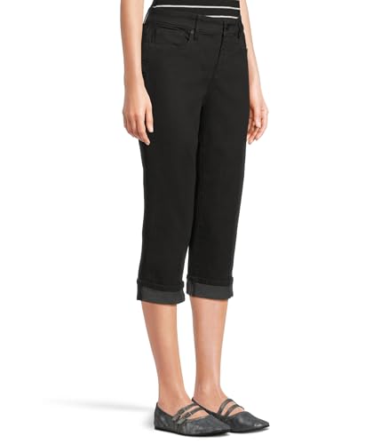 NYDJ Women's Marilyn Crop Cuff Jeans In Black2