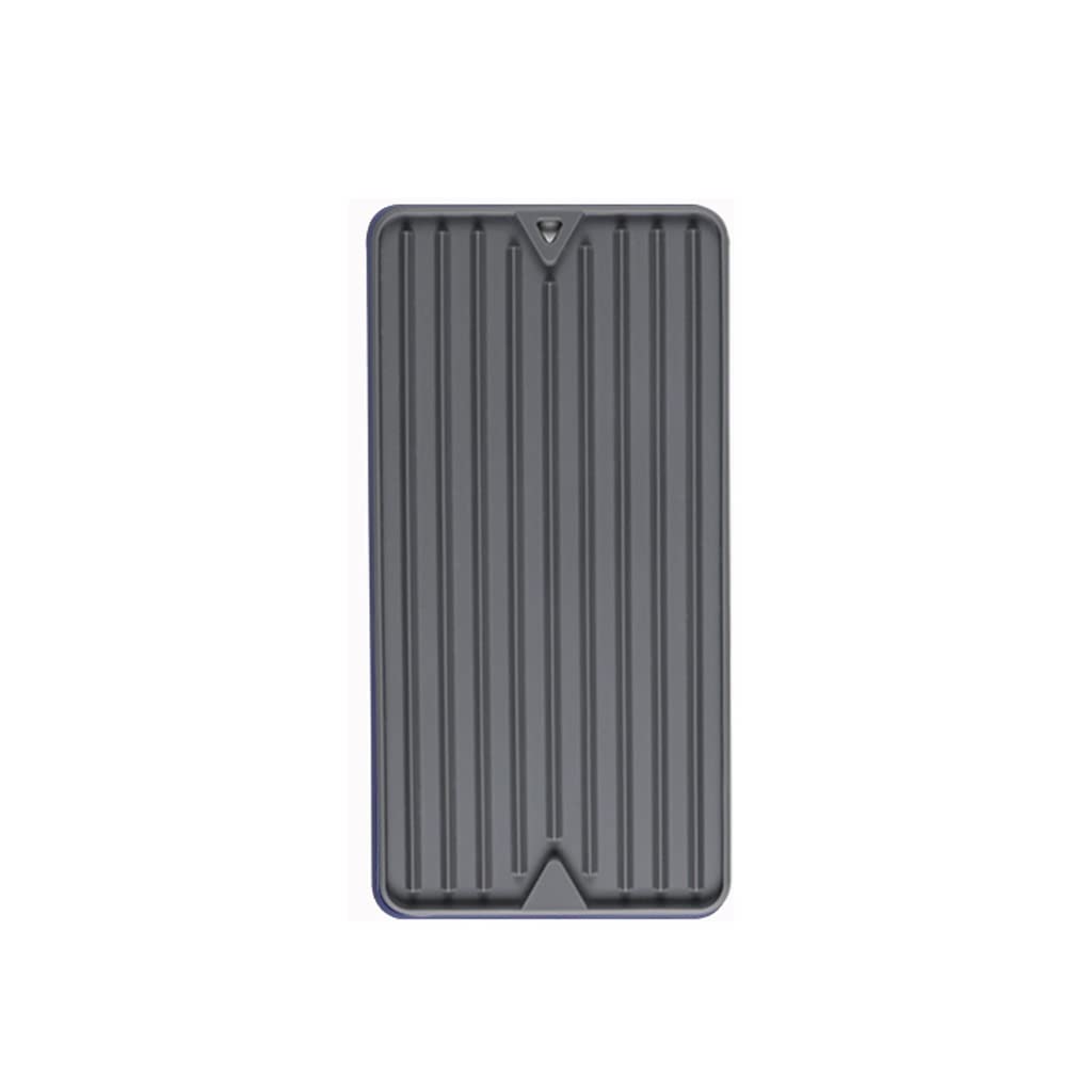 Alfombrilla de drenaje para cocina XMING que evita manchas en la encimera gris