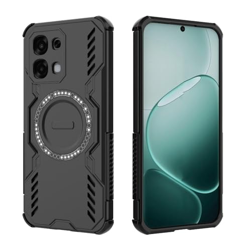 Image of Back Cover Case for Oppo F31 5G | 360 Protection Mobile Phone Case Mag-Safe | Camera Protection | Oppo F31 5+g Back Cover | Oppo F 31 5G - Black TPU+PC