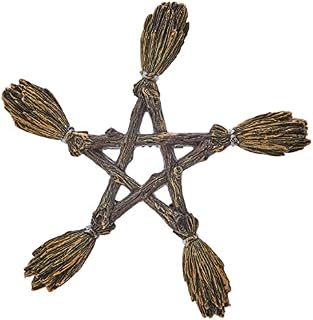 Nemesis Now B1866F6 Broomstick Wall Plaque 19cm Brown, Polyresin, One Size