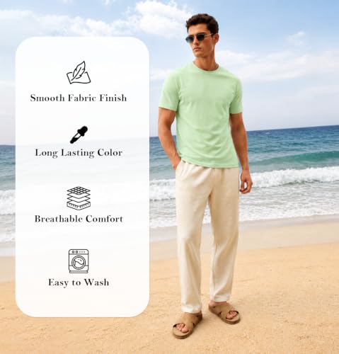 Image of Sleepynuts Men's Everyday Wear Crew Neck Regular Fit T-Shirt | Half Sleeve Solid Plain Casual T-Shirt for Men | Soft Breathable Fabric |