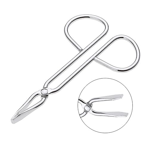 Healeved 1 Juego De 6 Piezas pinzas de cejas para mujer peine recortadora facial latigazo Herramienta para pestañas naturales abrazadera de ceja pinzas para cejas de acero inoxidable Silver