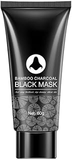 1 máscara facial de carbón de bambú, mascaril...