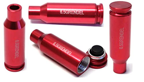 My Premium Quality Red Laser, 6.5 Grendel Laser Bore Sight Boresighter For 6.5 Grendel, Aluminum Red Finish (Latest Version) #TOP12