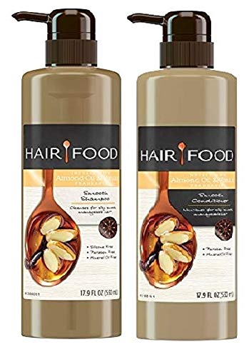 Hair Food Almond Oil & Vanilla Smooth Shampoo & Conditioner 17.9 fl oz(2 pack 1 each)