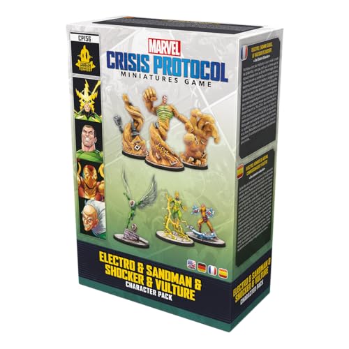 Marvel: Crisis Protocol Electro & Sandman & Shocker & Vulture CHARACTER PACK miniatura 3
