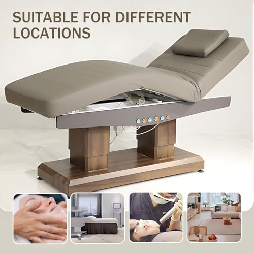Larnavo Massage Table - Electric Massage Table Includes Luxury and Modern Style,Facial Beauty & SPA Bed with Height and Angle Adjustable, Double Column Base - Image 7