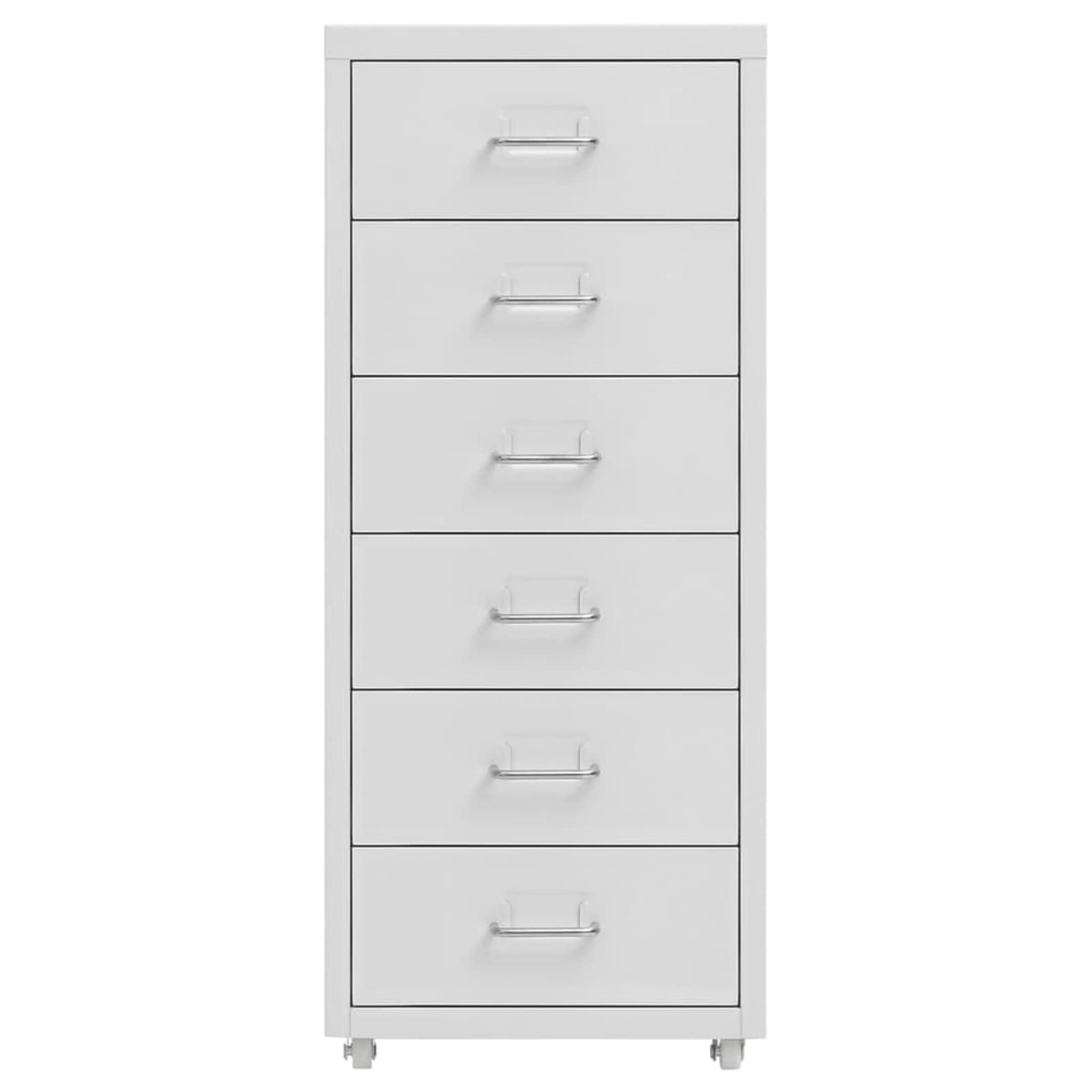 Schedario Mobile Grigio 28x41x69 cm in Metallo,Cassettiera, Mobiletto da Ufficio con Serratura,Regolabile per Cartelle Sospese, Superficie Testurizzata, per Ufficio, Studio