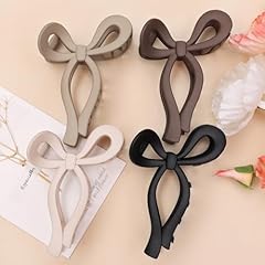 4 Pcs-Matte Style(Black,Dark Brown,Brown,Beige)