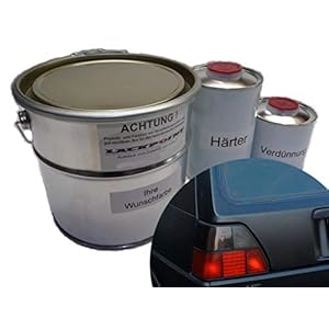 Lackpoint 5 liter autolak set 2 componenten diep zwart mat laag