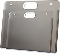 Vista 3 de 2 carpetas plásticas de arte de 17.32 x 13.22 pulgadas y 12.99 x 11 pulgadas para pintura de diamantes, contenedor de dibujo para estudiantes, Rosa