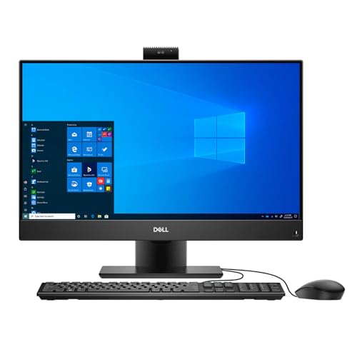 Dell Optiplex 5480 All-in-One Desktop Computer, 23.8' FHD(1920x1080) AIO Desktop, Intel Core i5-10600T, 16GB RAM, 512GB SSD, Mouse & Keyboard, WiFi, Windows 11 Pro (Renewed)