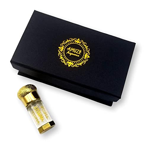 Amuze Fragrance Turkish Rose, 12 Ml - Metal | Premium Perfume Oil | Attar Oil | Alcohol-Free | Vegan & Cruelty-Free #TOP5