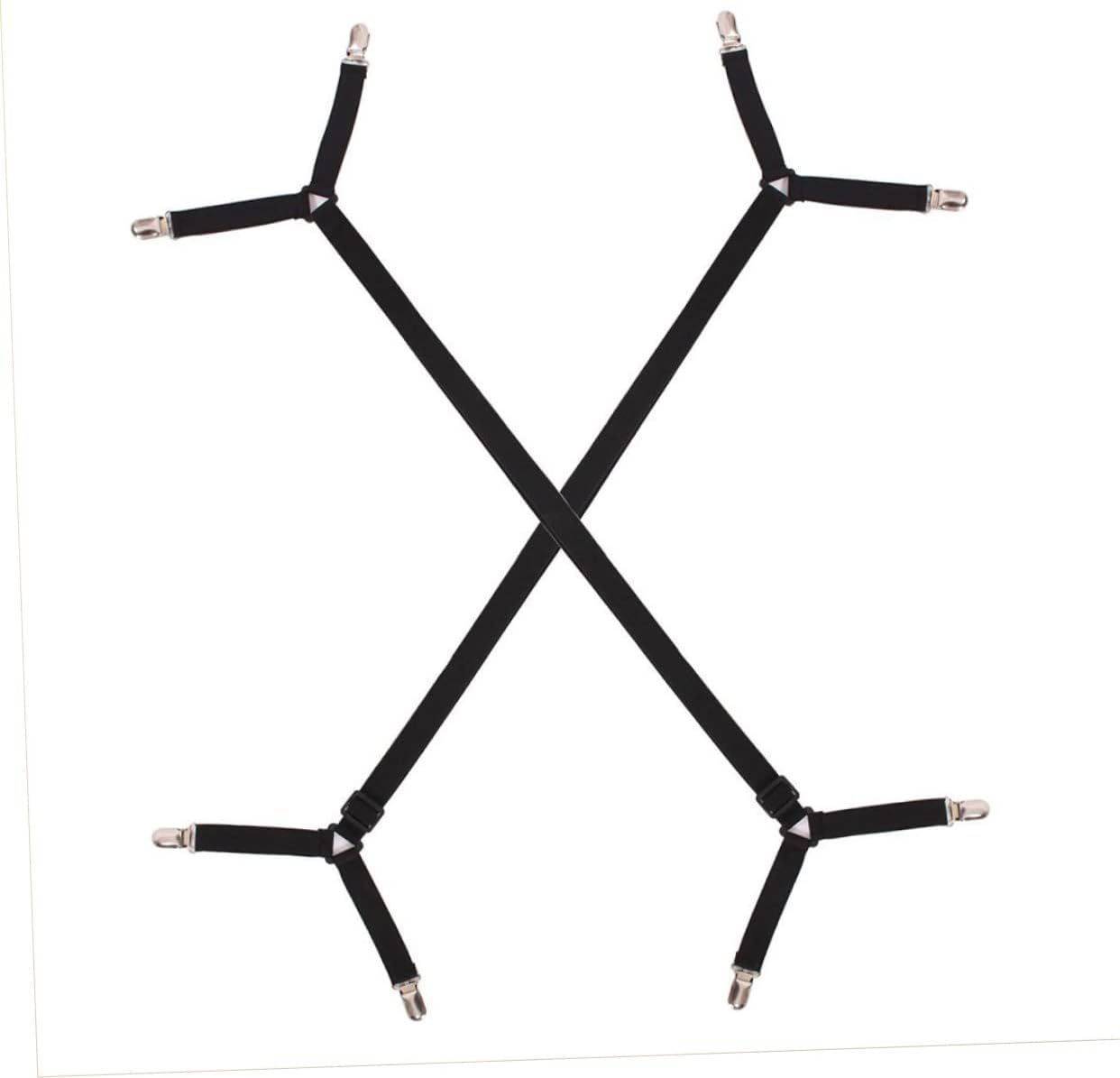 Levemolo 4pcs Metal Bed Holder Clips for Slipcover Upholstery Cover Bedskirt Pins