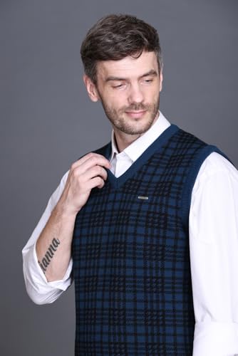 Image of GODFREY Half Sweater for Man Winter Pullover - Sleeveless Men Sweaters