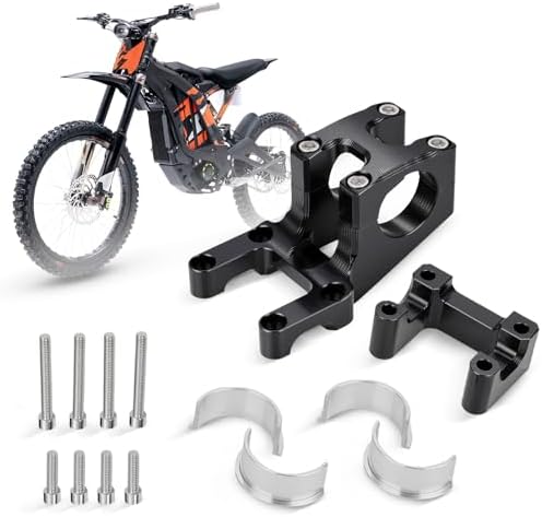 Compatible with Electric Dirt Bike Handlebar Risers 28mm Handle Bar Mount Clamp for Surron Sur Ron Light Bee S X LBX X260 X160 Sliver Motorcycle Ebike image 3