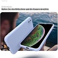 Zuvirelx Silikon Handyhülle für iPhone XR Hülle, Weiches Griff, Dünne, Minimalistisch, Stoßfest, rutschfest, Taschenpassend - Flieder – Ansicht 3