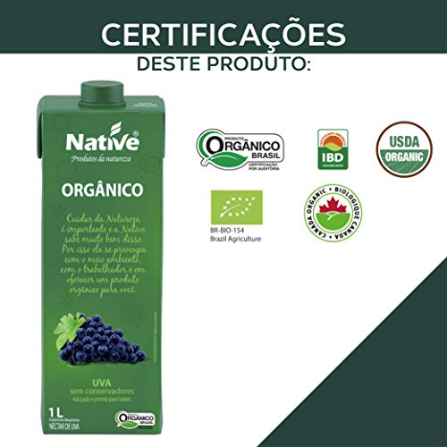 Néctar de Uva Orgânico Native 1L