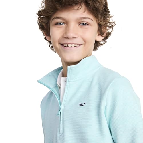 Image of Vineyard Vines Kids Saltwater Quarter Zip (Toddler /Little Kids /Big Kids)