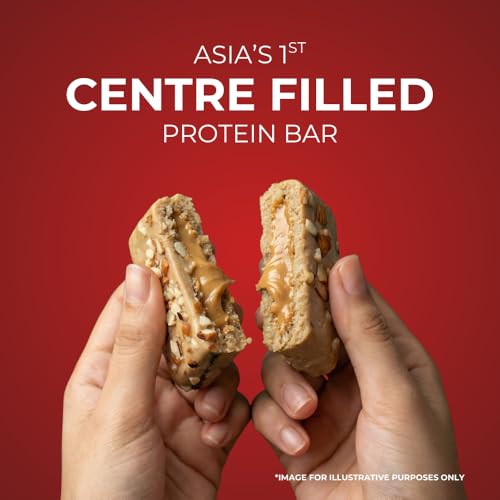Image of STROOM Asia's First Centre Filled Protein Bars | Exotic Mango Coconut | 20g Quality Protein bars | Source of Iron & Calcium l Gluten Free l Natural Anti-oxidants l 5 Bars 63 Grams Each