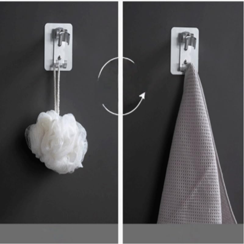 Space Aluminum Shower Arm Bracket No Drilling Bathroom Faucet Mounting Base Adjustable