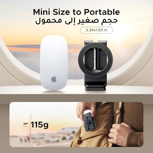 مراجعة UGREEN MagSafe: حامل هاتف سفر قابل للطي بدوران 360° متوافق مع iPhone 17/16/15/14، Galaxy S24 Ultra و iPad (4 إلى 12.9 بوصة) - الصورة 6