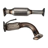 Front Exhaust Flex Pipe And Catalytic Converter For Accord 2.4L 2003-2007,Stainless Steel Catalytic Convertor 16299, 52349 (EPA Complaint)