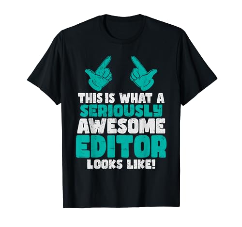 Voici à quoi ressemble un éditeur génial T-Shirt