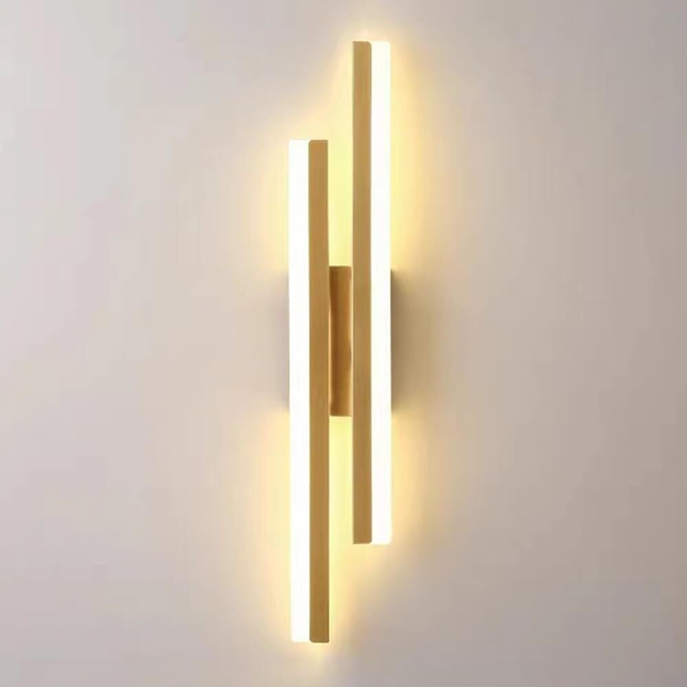 Apliques de pared de 2 luces para baño y lámparas de tocador con iluminación LED