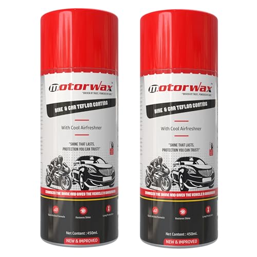 Image of Bike and Car Teflon Coating for Superior Paint Protection, Deep Gloss Finish, Scratch Resistance, Water Repellency, Long-Lasting Shine, Easy Application, Professional Detailing Results-450ML